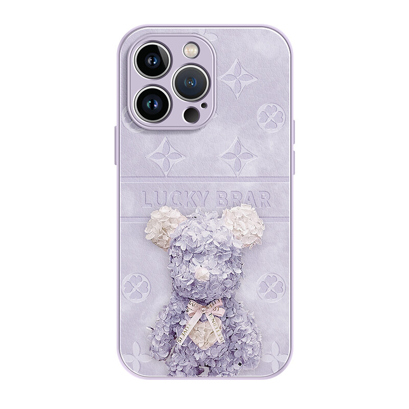 

Чехол для телефона Lingtao Leading Taobao, ND3173 Immortal Flower Violent Bear Grass Purple