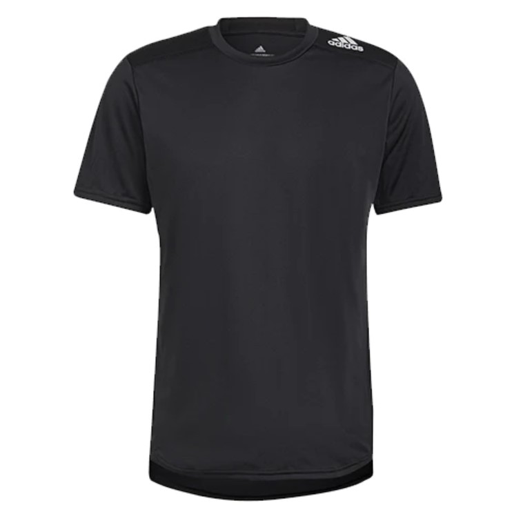 Футболка Adidas Printing Logo Casual Breathable Short Sleeve Black, Черный