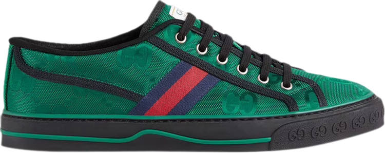 Кроссовки Gucci Tennis 1977 Off the Grid Low Green, зеленый - фото