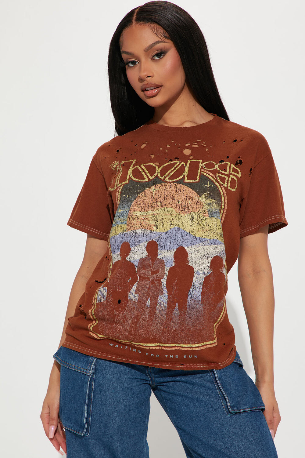 

Футболка Fashion Nova DRS119983, коньяк