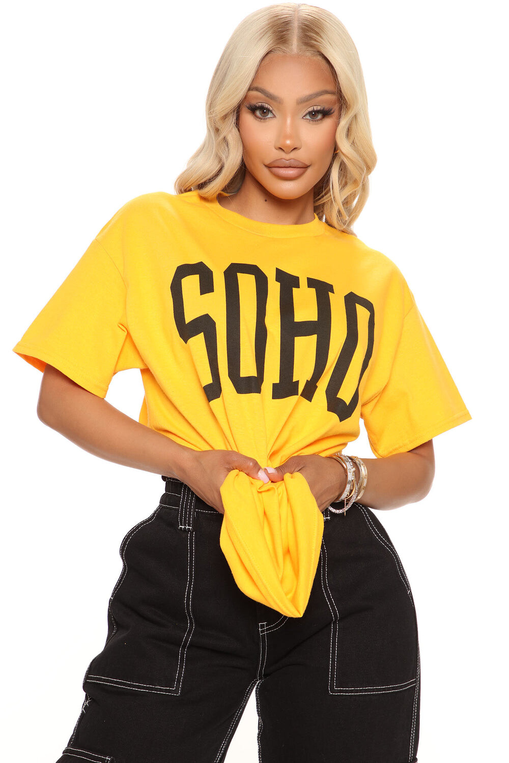 

Футболка Fashion Nova SPDN331, оранжевый