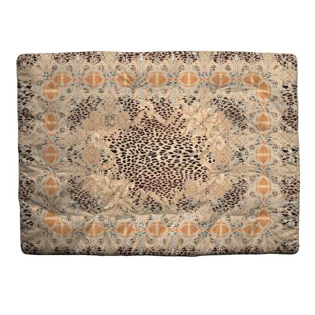 

Плед Caleffi Panthere Warm In Combed Cotton 130×170, бежевый