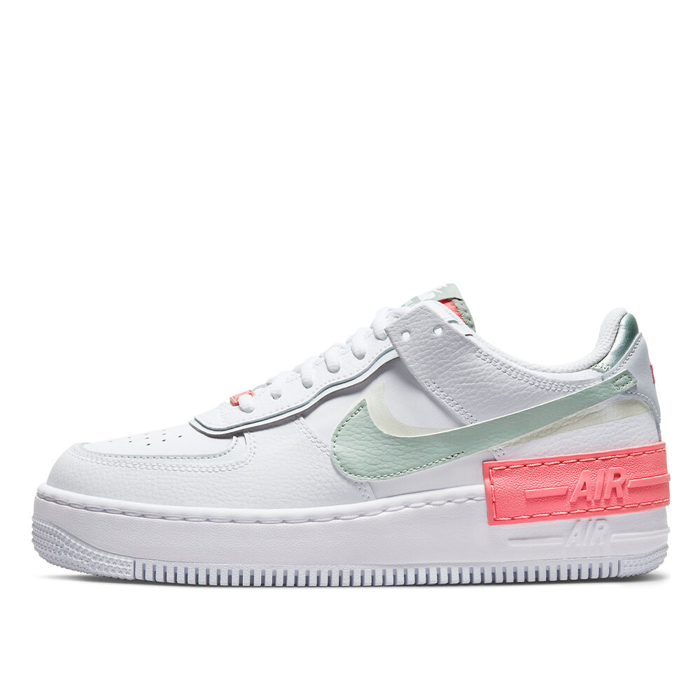 

Женские кроссовки Nike Air Force 1 Shadow, белый/светло-зеленый/розовый