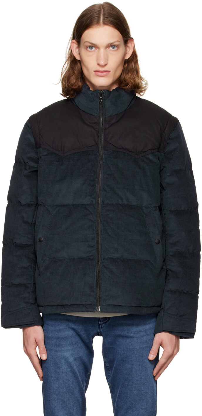 

Темно-синяя пуховая куртка Holt rag & bone, Синий