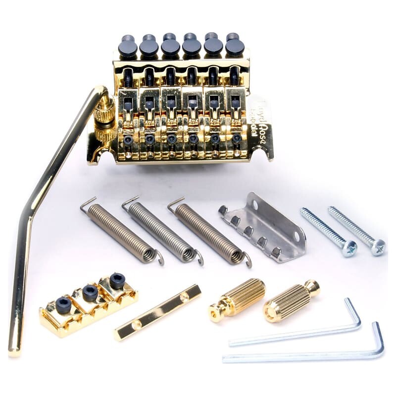 

Floyd Rose Special Locking Tremolo Kit w/Nut Gold - R3 FRTS3000R3