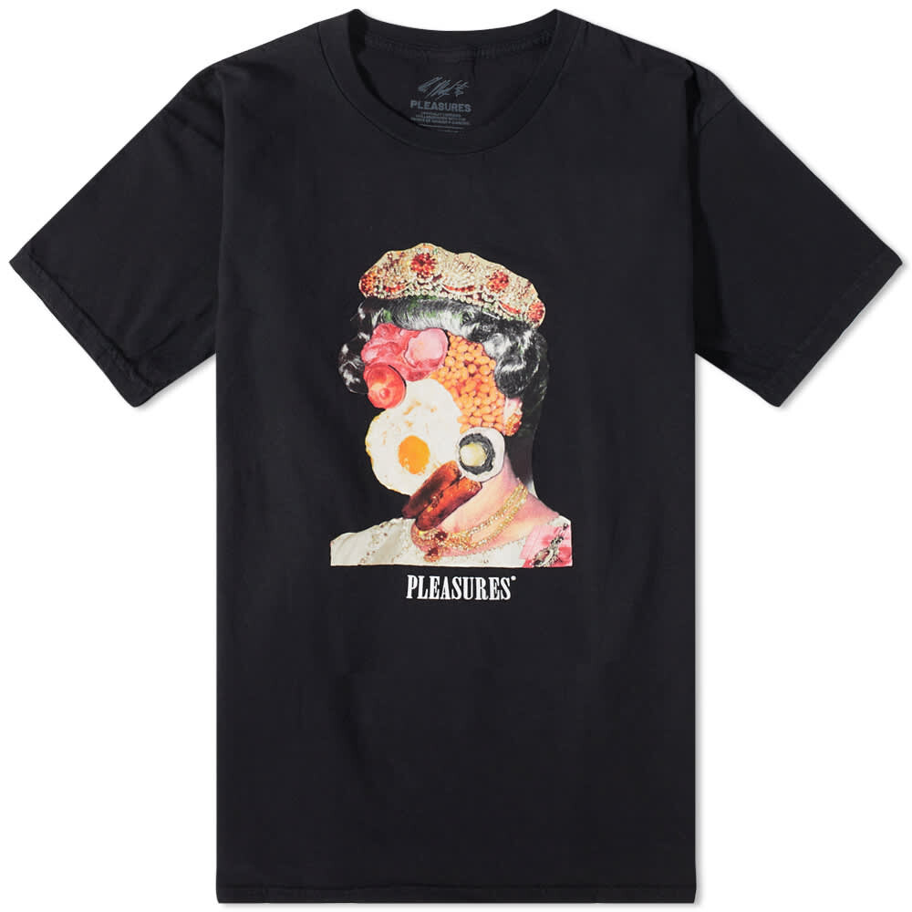 

Футболка Pleasures x Psychic TV & Genesis English Breakfast Tee, Черный
