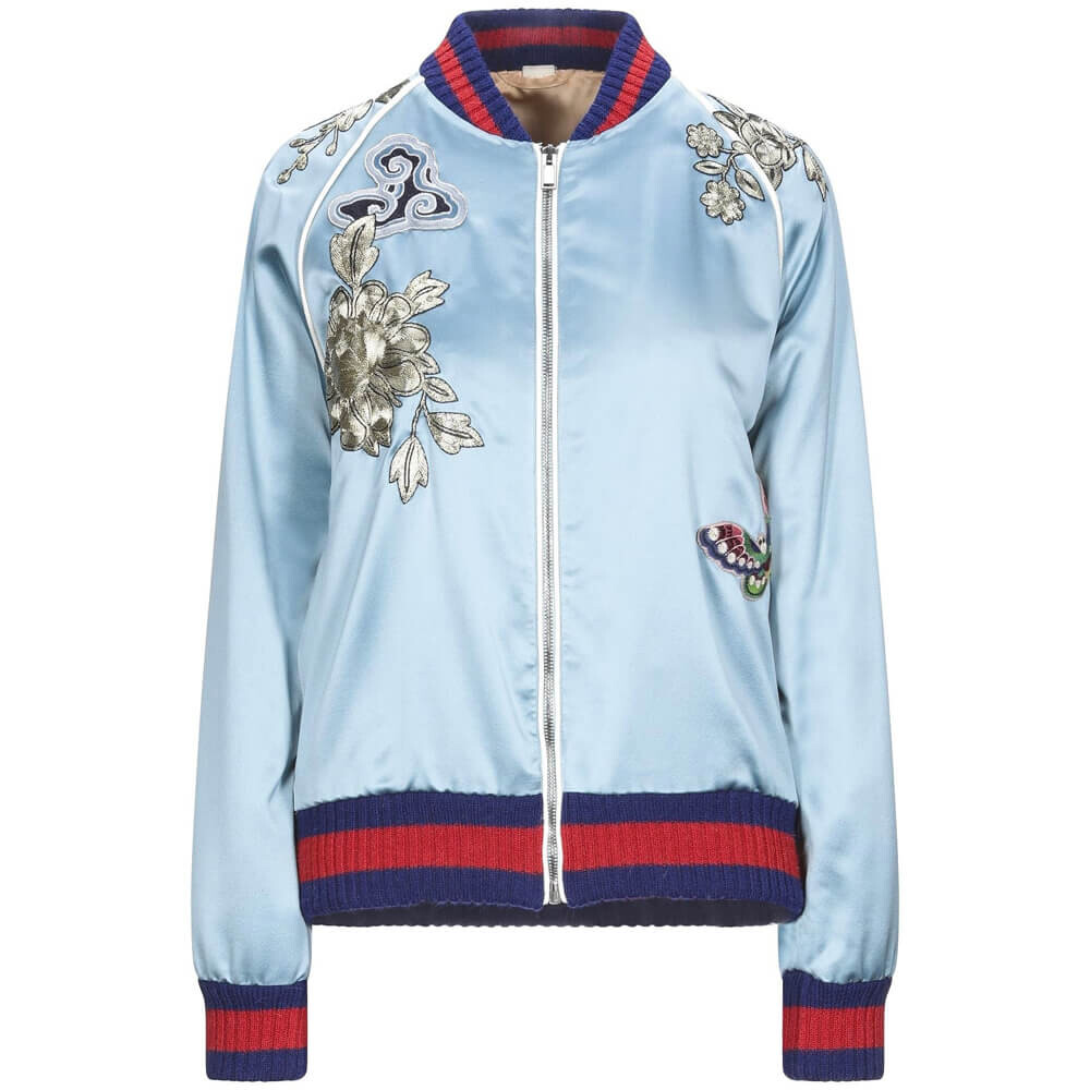 

Куртка-бомбер Gucci, голубой