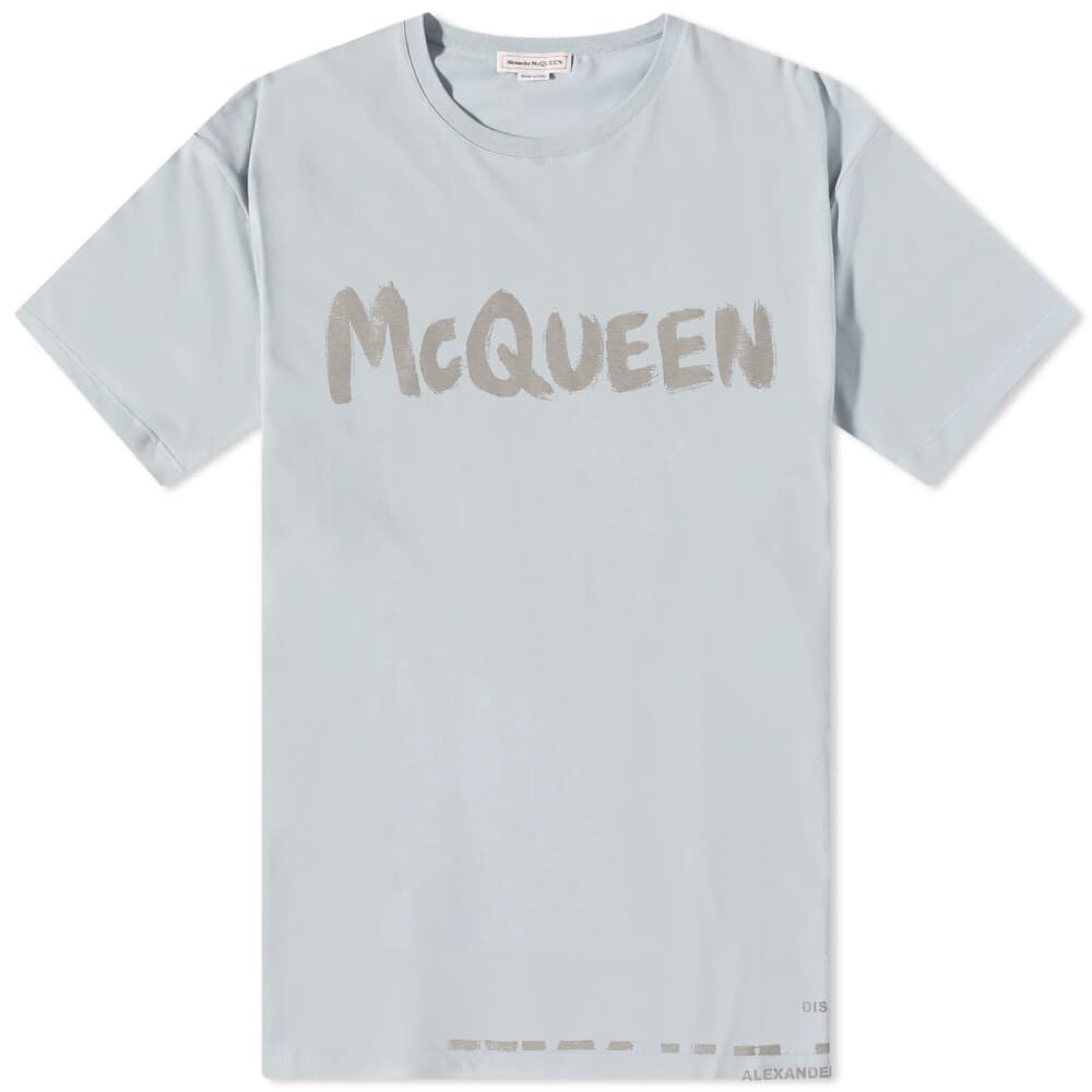 

Футболка Alexander McQueen Graffiti Logo Tee