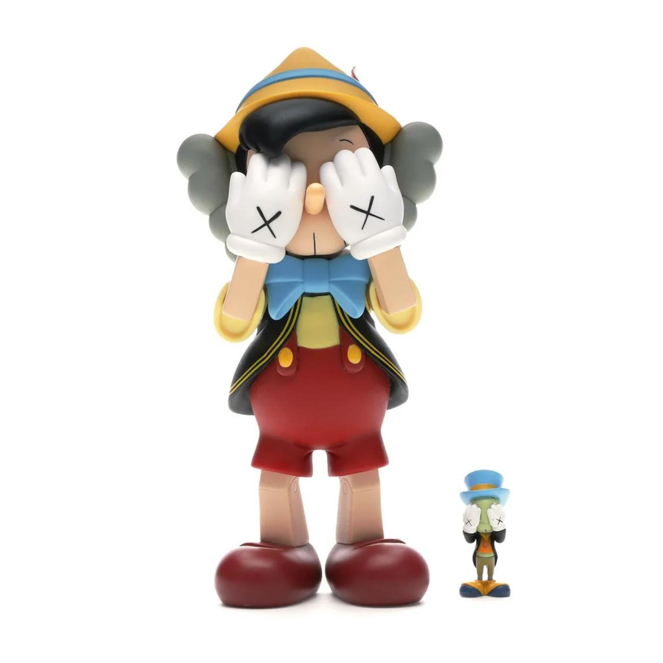 Виниловая фигурка Kaws Pinocchio & Jiminy Cricket, мультиколор фигурка funko netflix pinocchio pinocchio and cricket