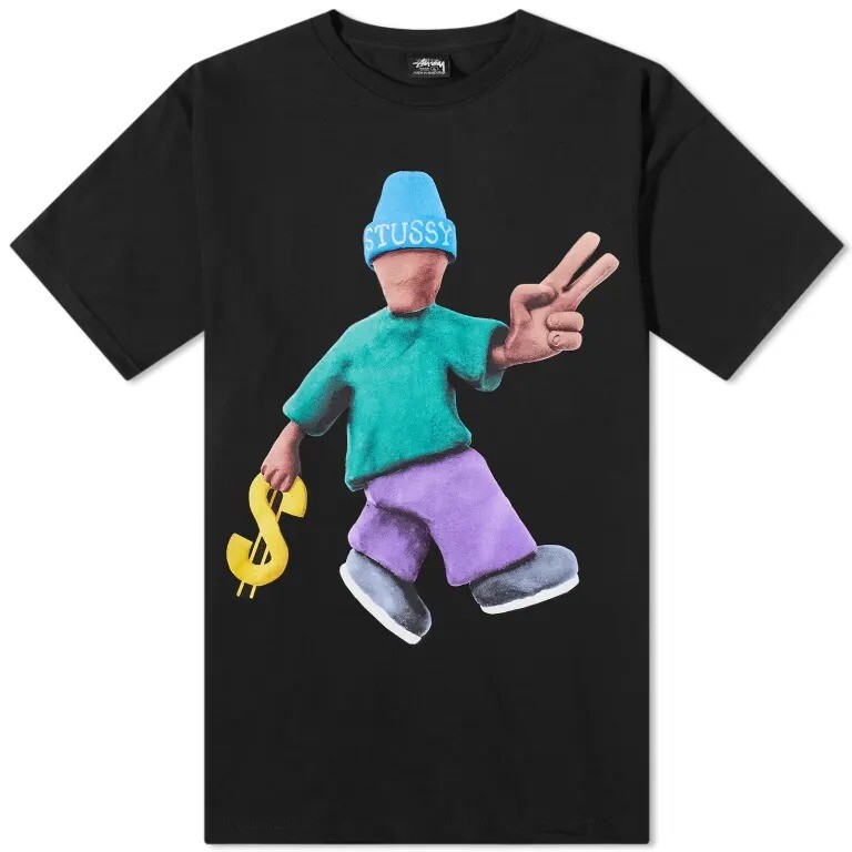 

Футболка Stussy Peace Prosperity, черный