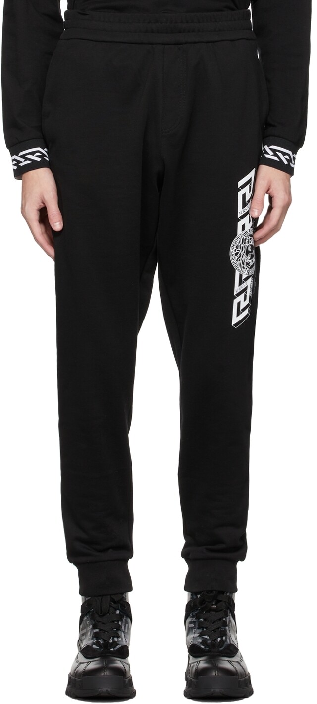 

Черные брюки Greca Lounge Versace, Черный