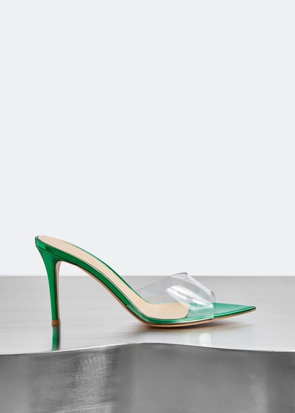 

Мюли GIANVITO ROSSI x Level Shoes Elle mules, зеленый