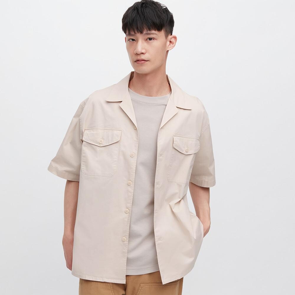

Рубашка Uniqlo, бежевый
