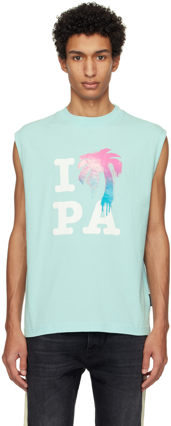 

Синяя майка \I Love PA\"" Palm Angels