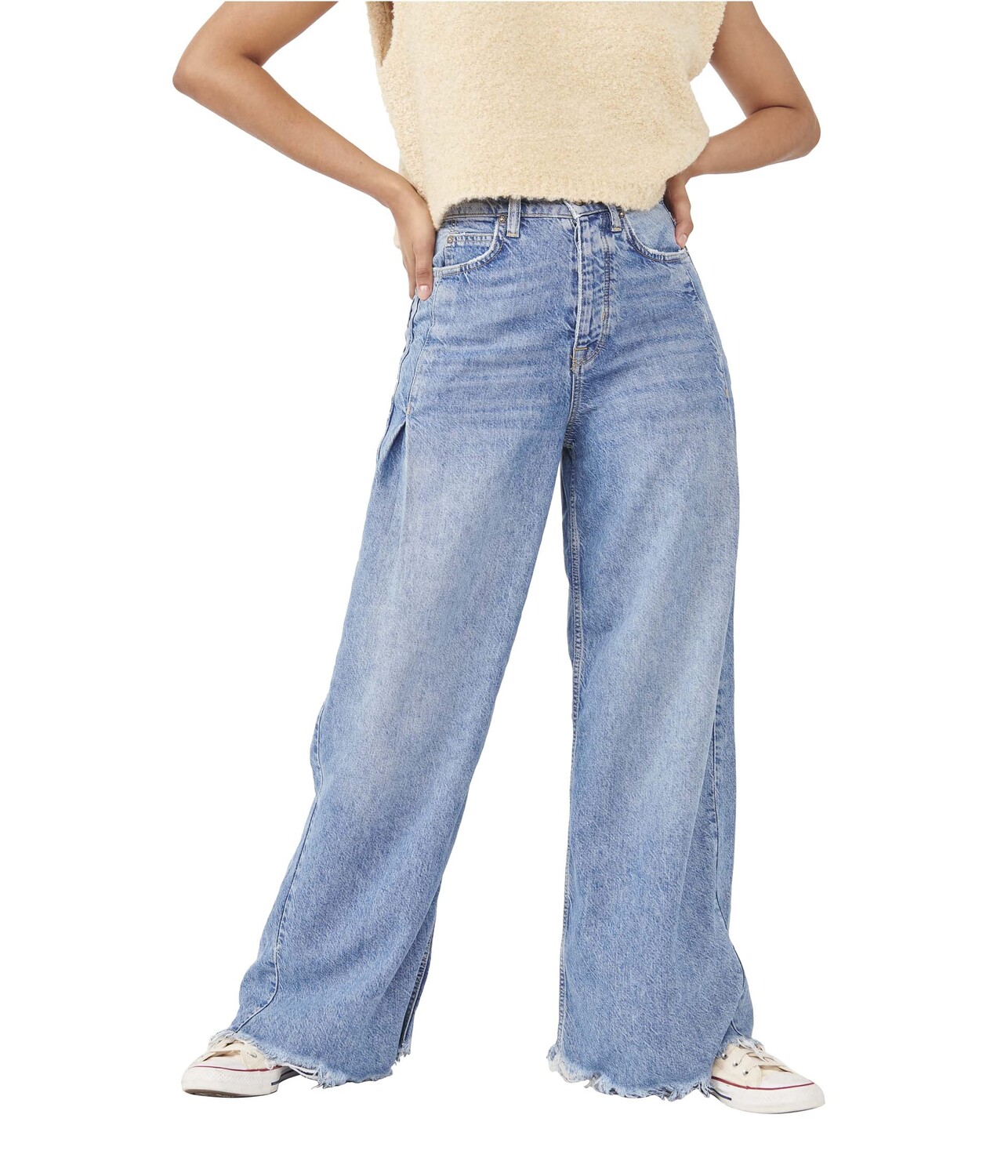 

Джинсы Free People, Old West Slouchy High-Rise Jeans