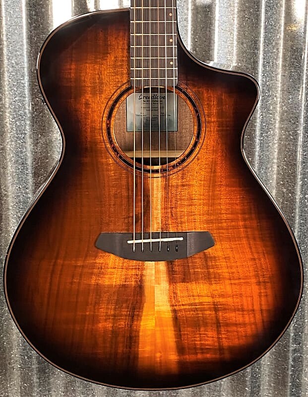 

Акустическая электрогитара Breedlove Pursuit Exotic S Concert Edgeburst CE