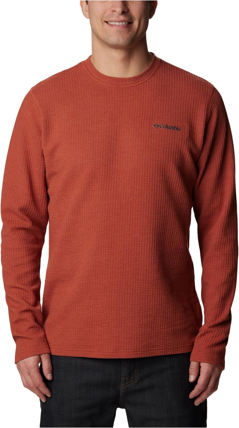 

Кофта с длинными рукавами и вафельным узором Pine Peak II Columbia, цвет Warp Red Heather