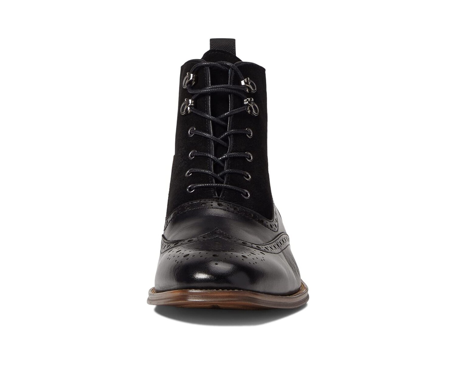 

Ботинки Malone Wing Tip Lace-Up Boot Stacy Adams, черный
