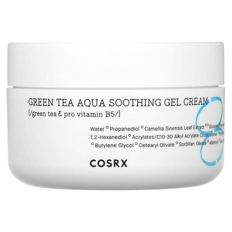 Успокаивающий гель-крем CosRx Hydrium Green Tea Aqua, 50 мл cosrx hydrium green tea aqua soothing gel cream