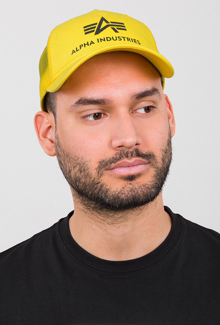 

Кепка Alpha Industries Basic Trucker, желтая