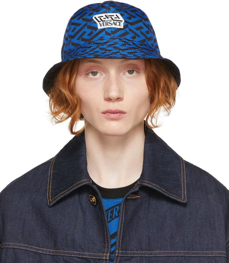 

Синяя панама La Greca Versace