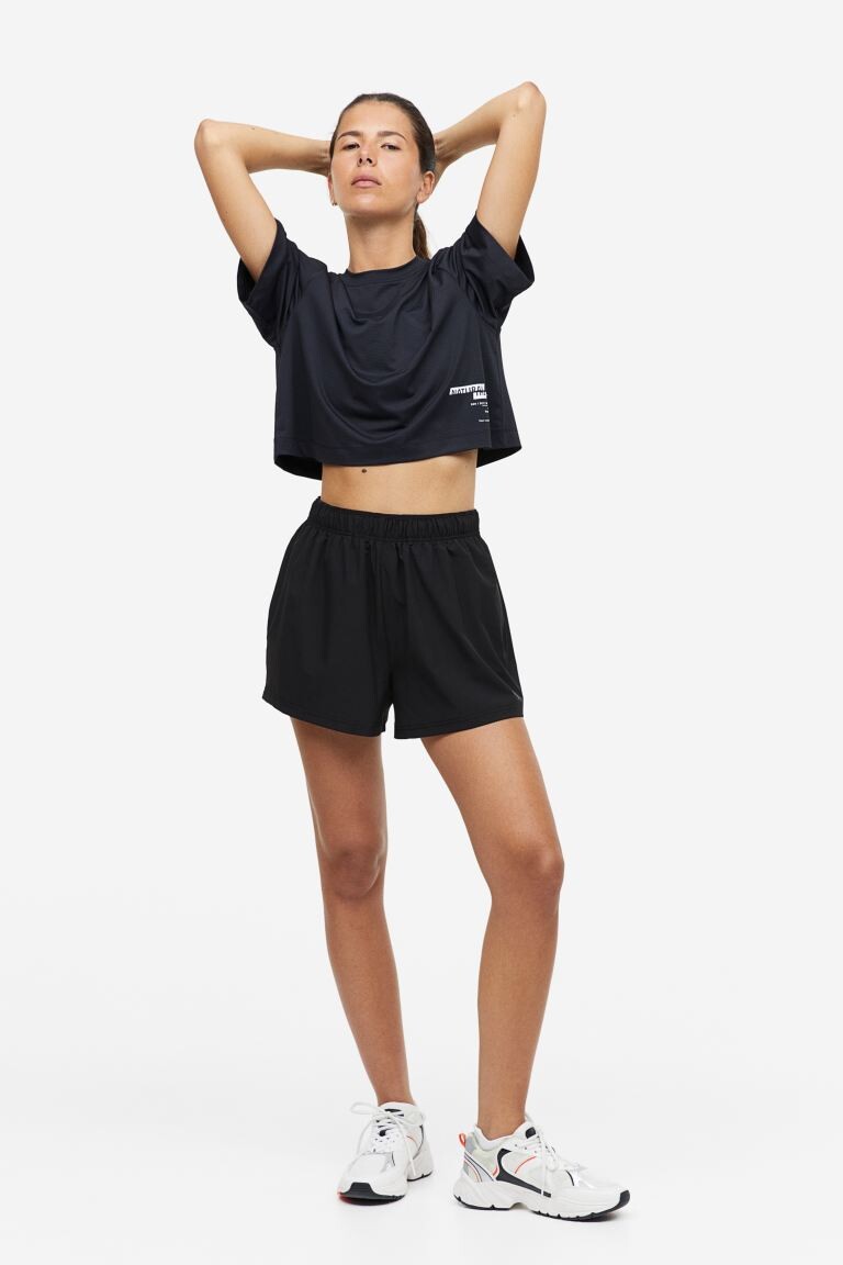

Спортивные шорты DryMove H&M, черный