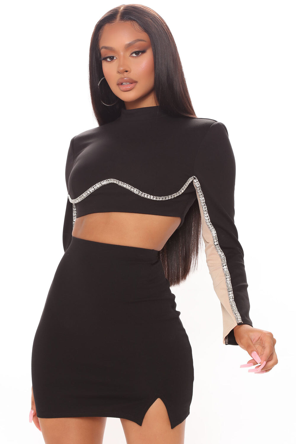

Топ Fashion Nova 74020M, черный