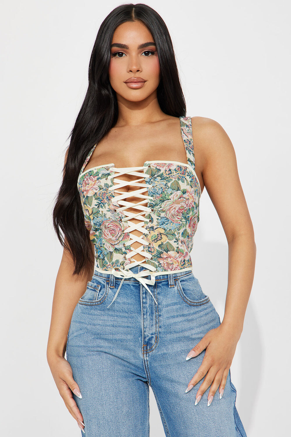 

Топ Fashion Nova ZDHNF020319, разноцветный