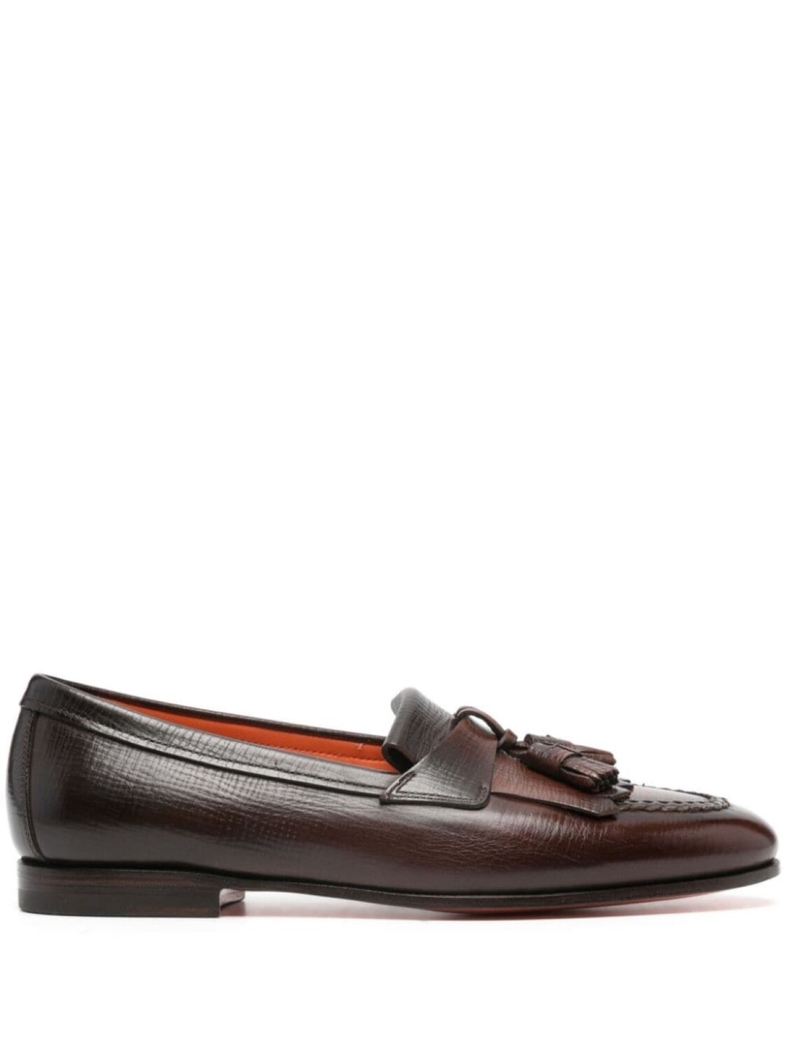 

Santoni лоферы с эффектом омбре, коричневый