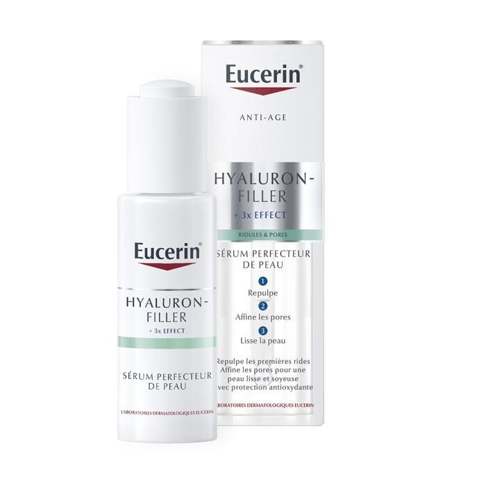 

Eucerin Hyaluron-Filler + 3x Effect легкая очищающая сыворотка для пор 30мл