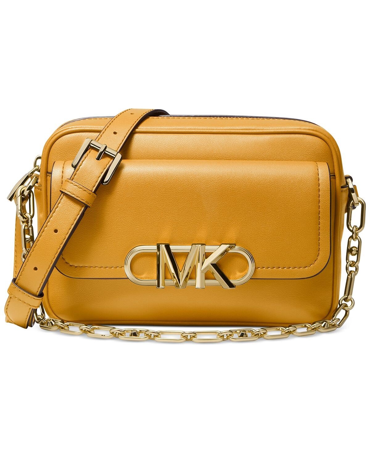 

Кожаная сумка через плечо parker chain swag camera Michael Kors