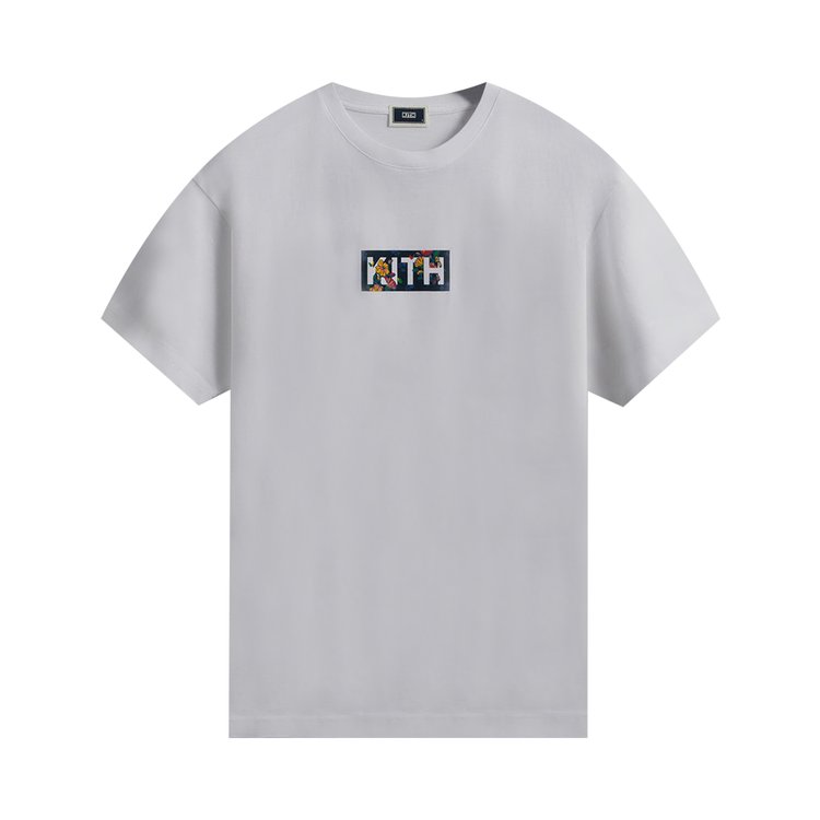 Футболка Kith Begonia Floral Box Logo Tee 'White', белый - фото