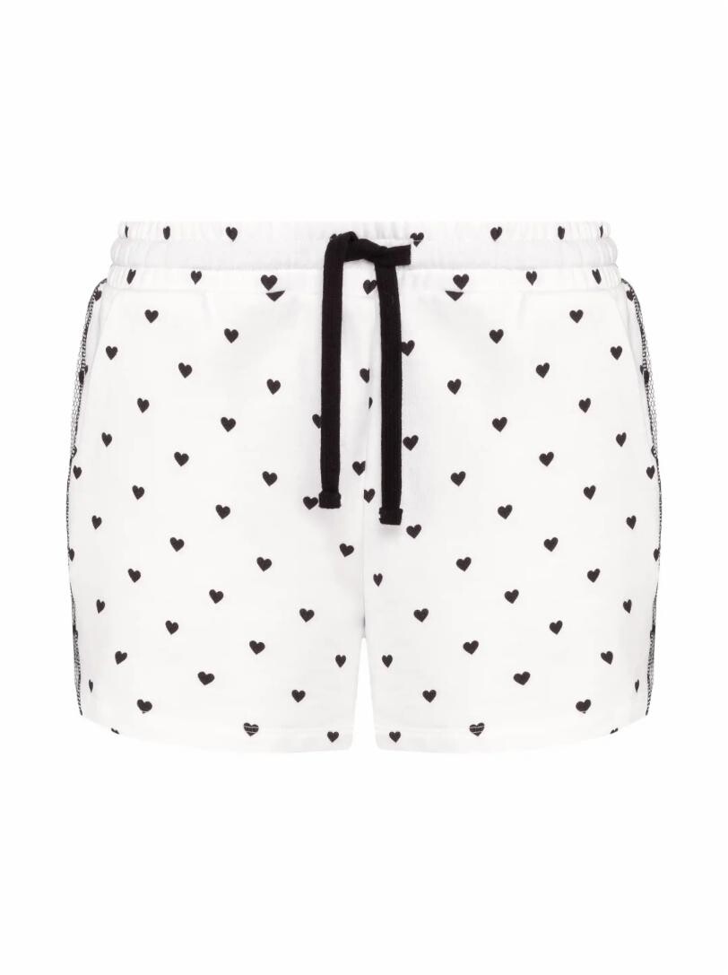 

Хлопковые шорты с принтом сердечки RED Valentino
