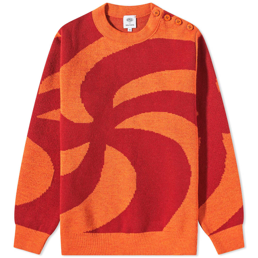 

Джемпер Soulland x Armor-Lux Button Crew Knit, Оранжевый
