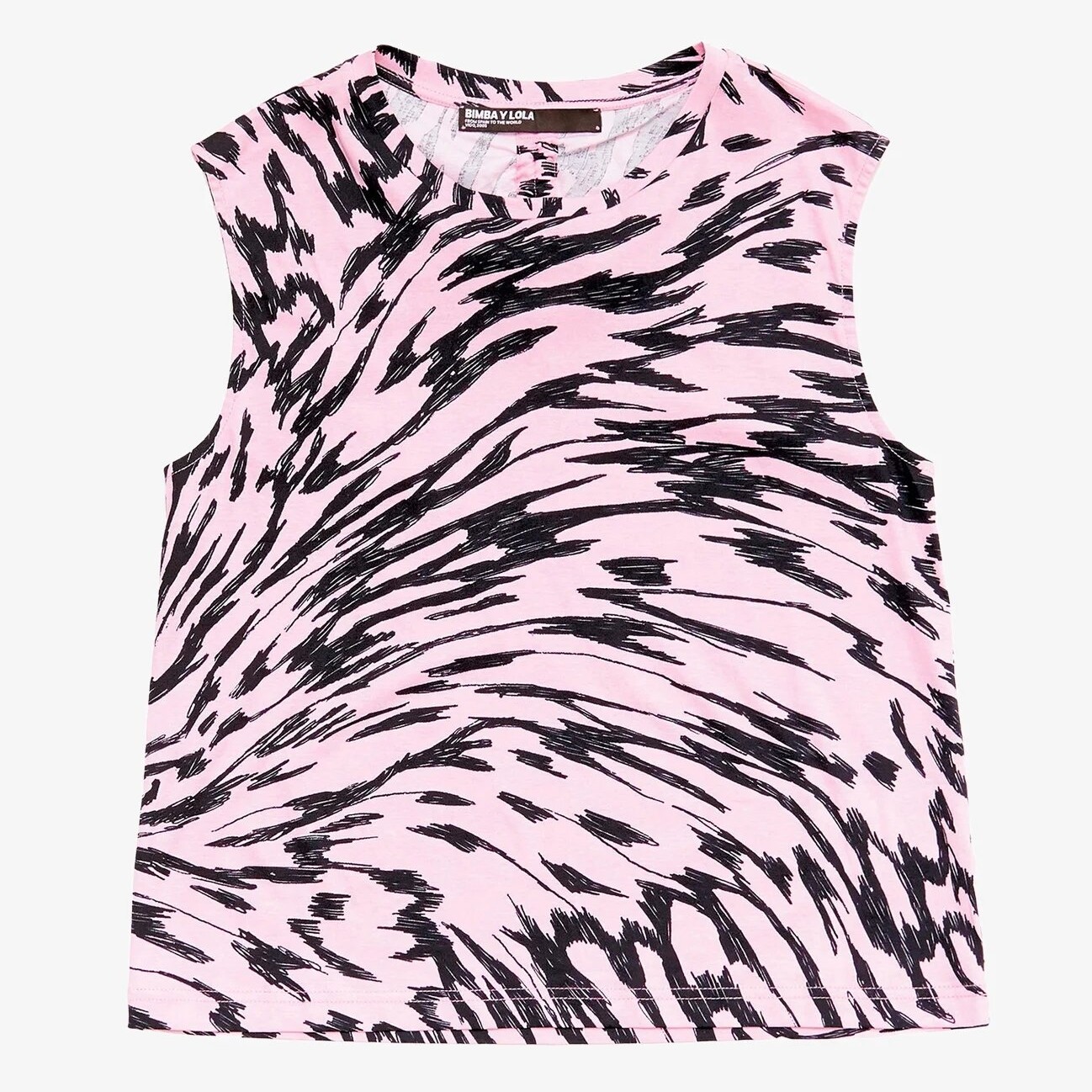 

Топ Bimba Y Lola Two-tone Wing, светло-розовый/черный