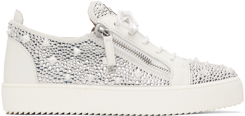 

Белые кроссовки Frankie Giuseppe Zanotti