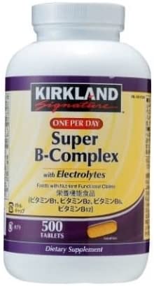 Комплекс витаминов группы В Kirkland, 500 таблеток комплекс витаминов группы в o nutritions 60 таблеток