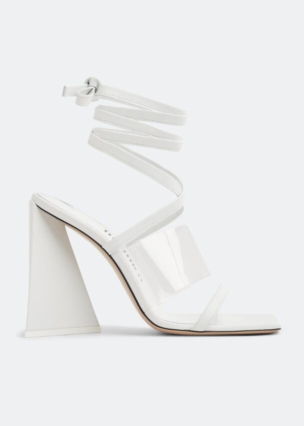 

Сандалии THE ATTICO Isa sandals, белый