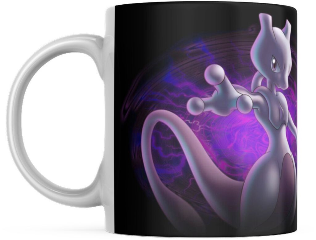

Кружка с покемоном Mewtwo, кофейная чашка, 325 мл, подарочная кружка Tinisu