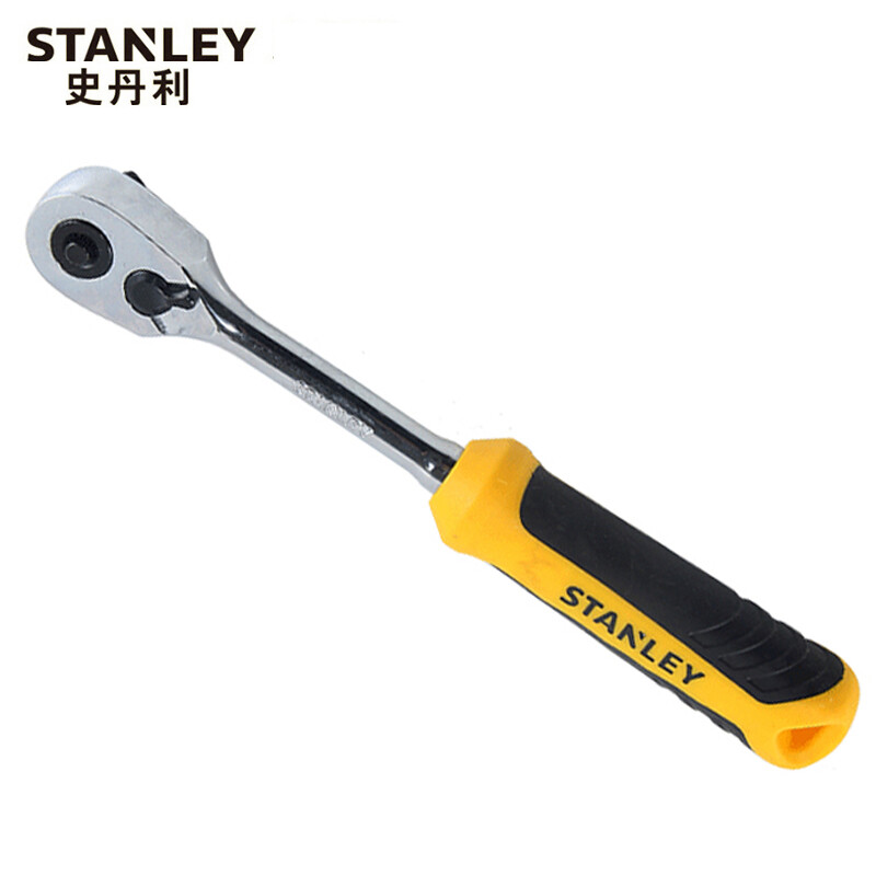 Stanley STANLEY 10 мм серия профессиональный двухцветный ключ с храповым механизмом, торцовая головка, быстрый ключ, инструмент для ремонта автомобилей, инструмент для ремонта автомобилей STMT73983-8-23