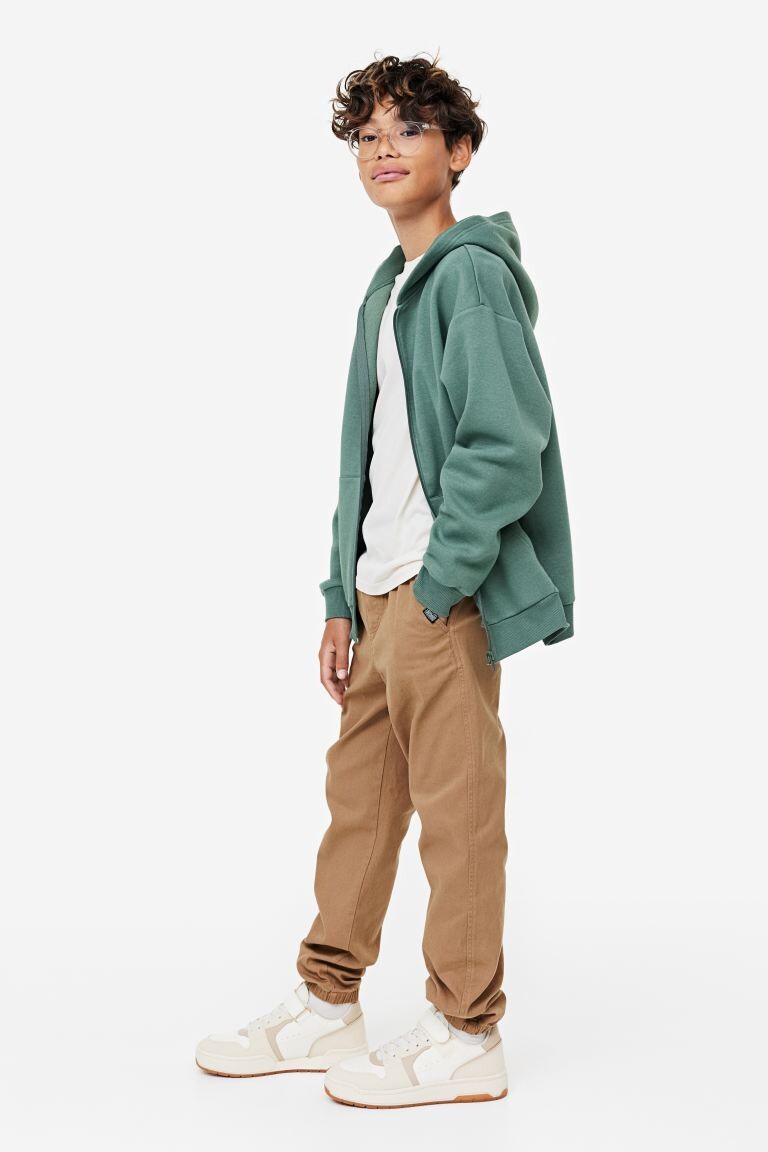 

Джоггеры из хлопкового твила H&M