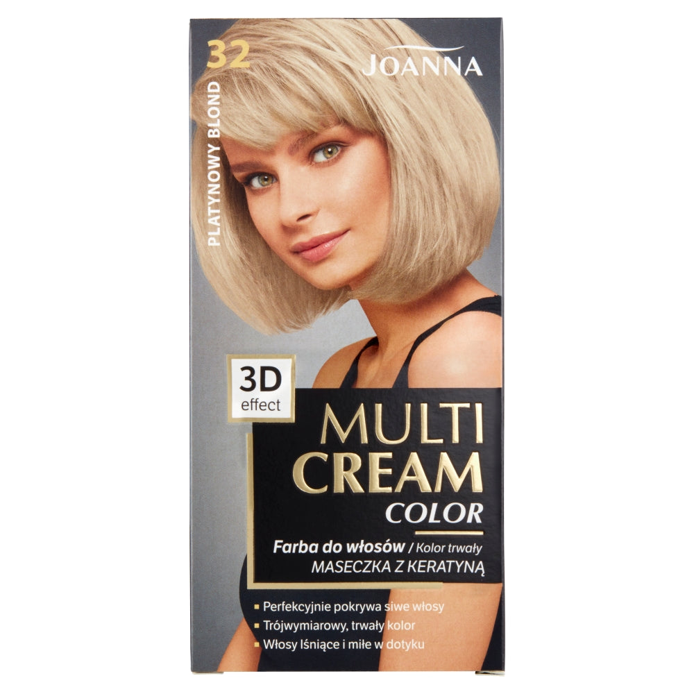 Joanna Краска для волос Multi Cream Color 32 Платиновый блонд