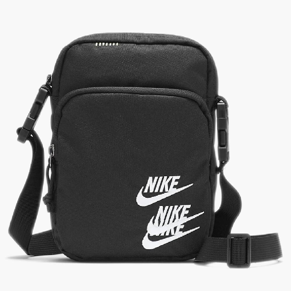 

Сумка Nike Heritage Crossbody, черный/белый