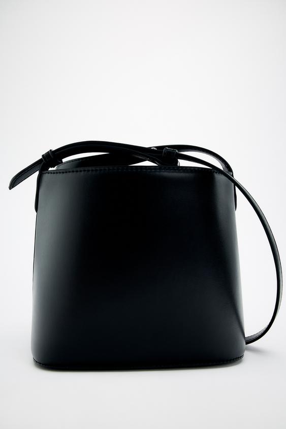 Сумка Zara Minimalist Bucket, черный