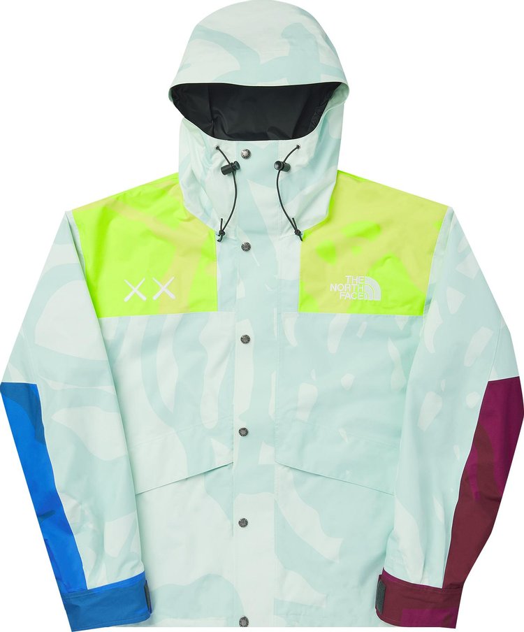 Куртка The North Face x KAWS Retro 1986 Mountain Jacket 'Ice Blue', синий - фото