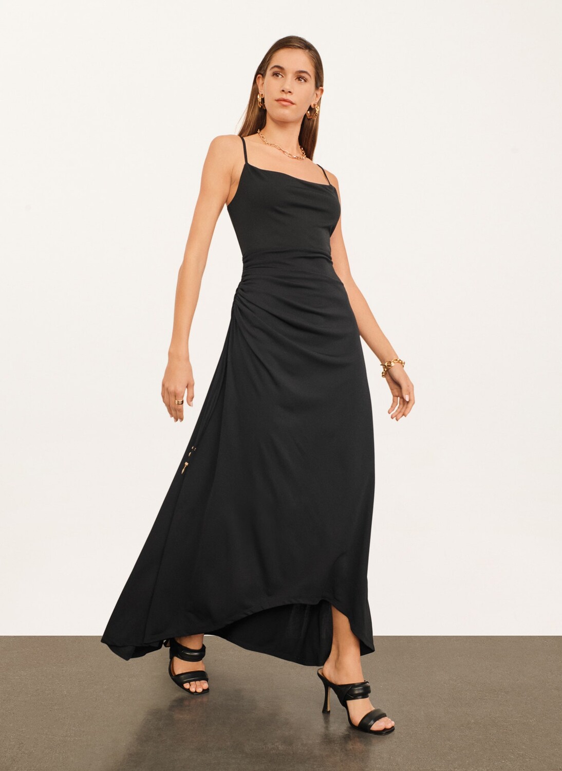 

Платье с рюшами на боках Donna Karan