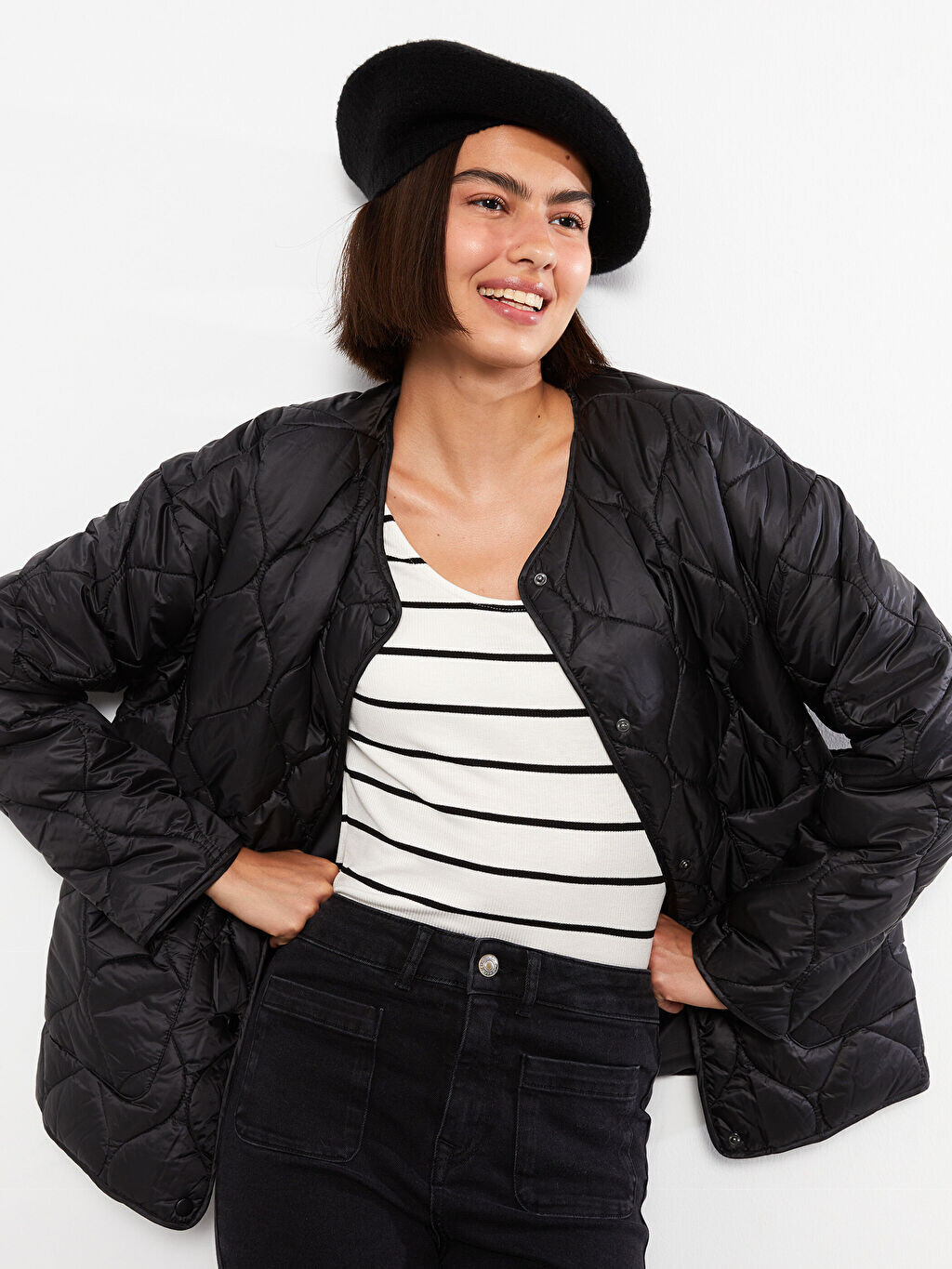 

Однотонный женский трикотаж Painter Beret LCW Accessories