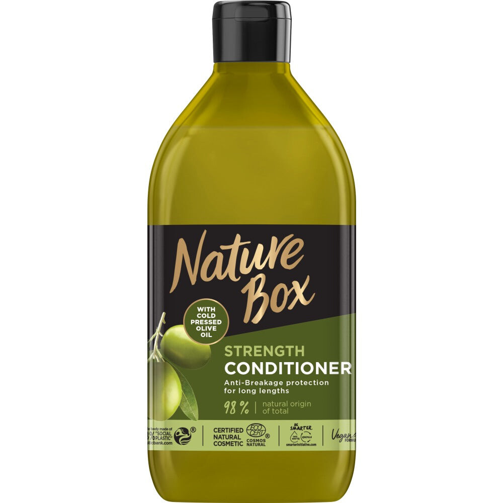 

Nature Box Укрепляющий кондиционер для волос Olive Oil с оливковым маслом 385мл