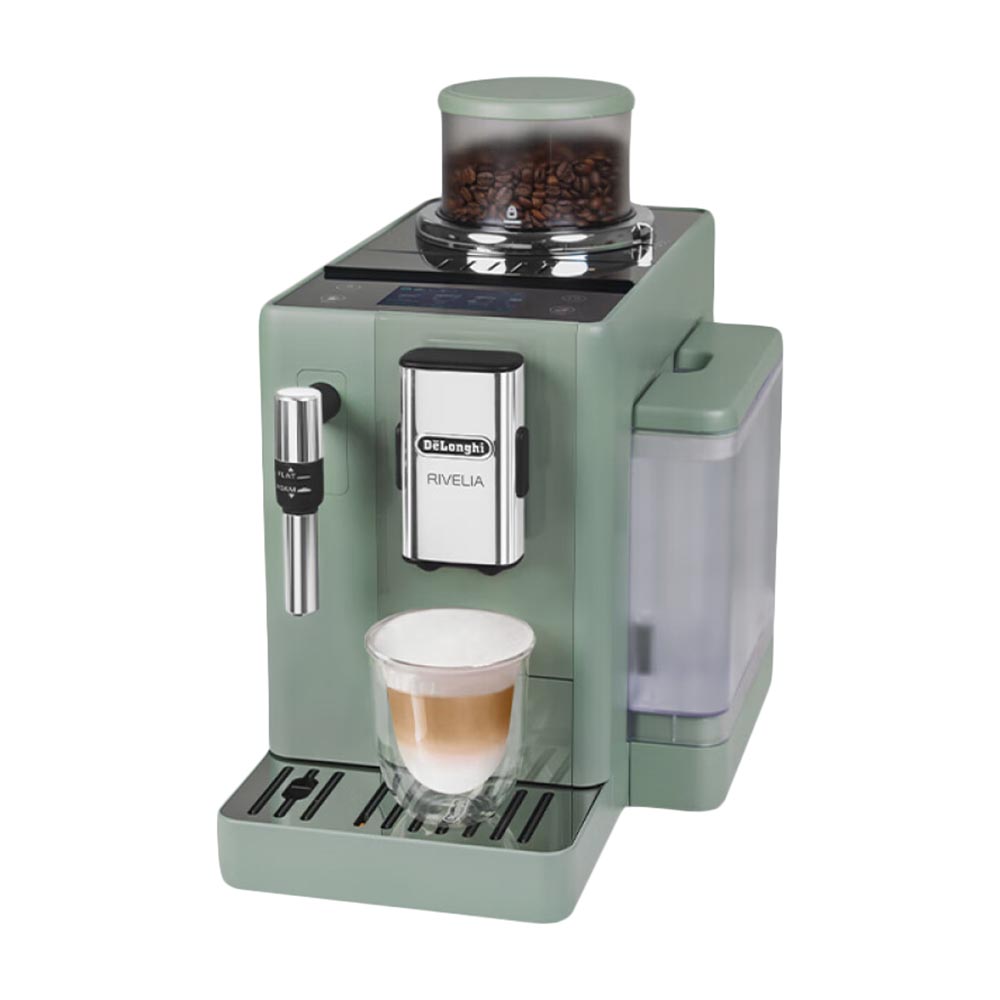 цена Автоматическая кофемашина DeLonghi Rivelia R3, зеленый