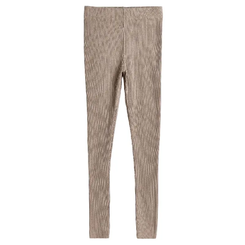

Легинсы H&M Ribbed, бежевый